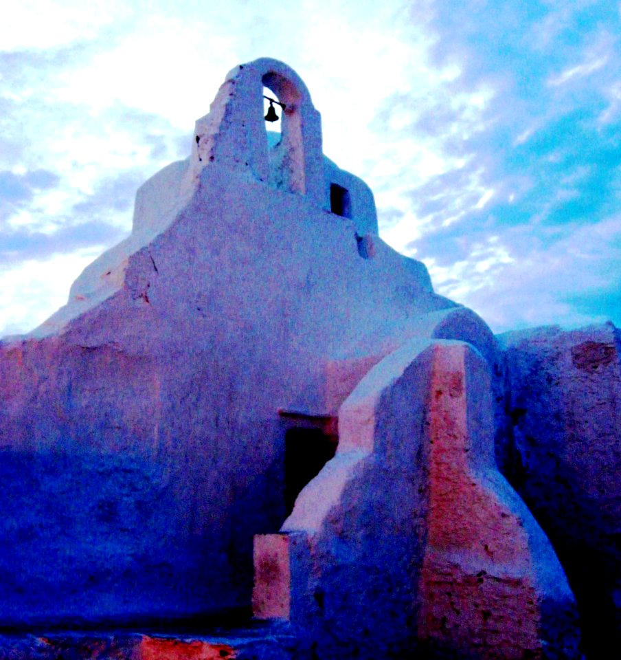 Greek Church Ruins, Mykonos, Greece, Cyclades Islands