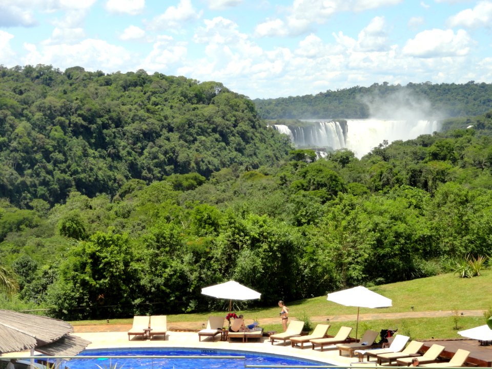 Magnifica vista de las Cataratas del Iguazu desde el Sheraton Resort