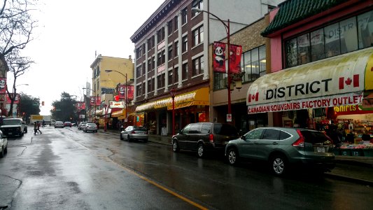Vancouver Chinatown Streetscape - February 29, 2016 photo