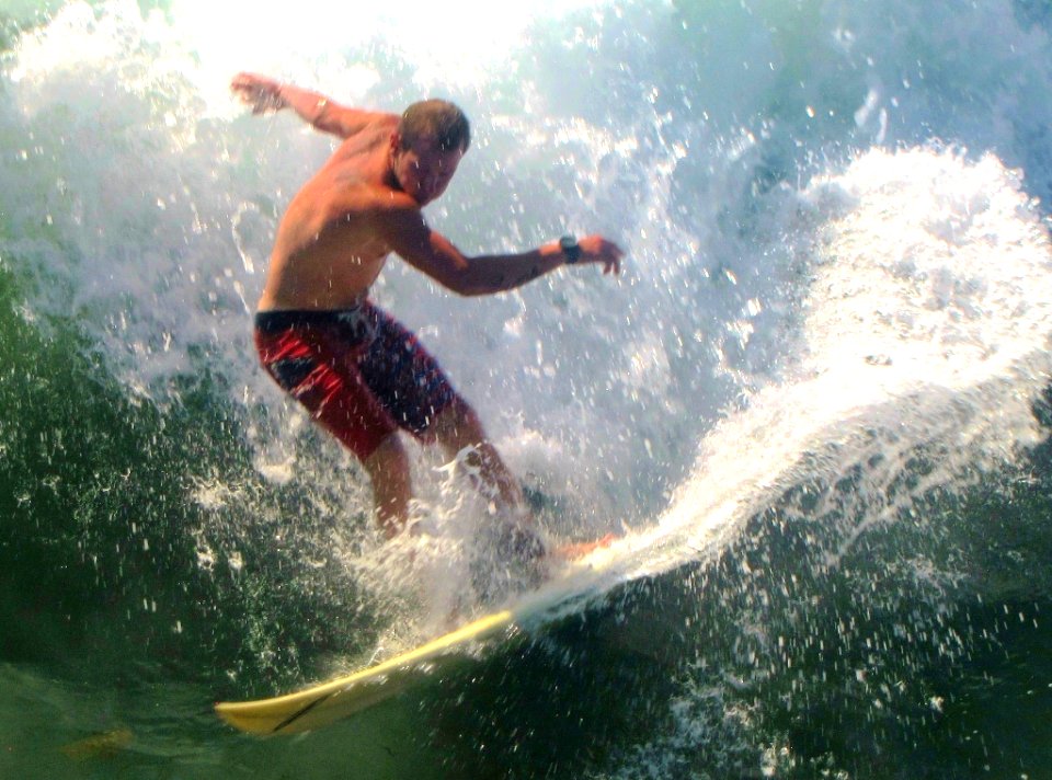 Surfing twist Pacific Beach 2012
