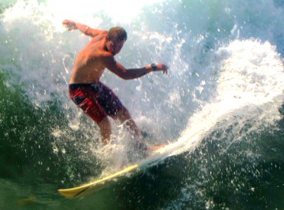 Surfing twist Pacific Beach 2012 photo