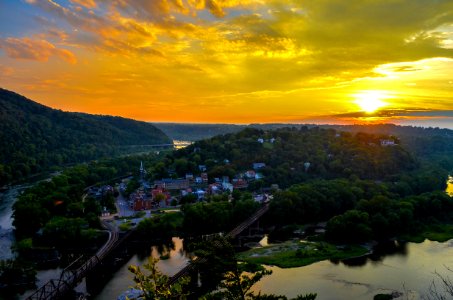 Sunset from Maryland Heights photo