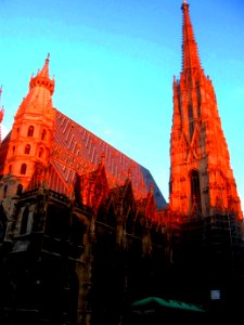 St Stephen's Cathedral, Vienna Twilight, Stephansdom photo