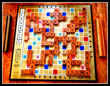 Scrabble, Finally I Win a Game! photo