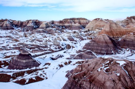 Blue Mesa in the Snow