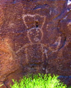 Petroglyph Warrior, New Mexico