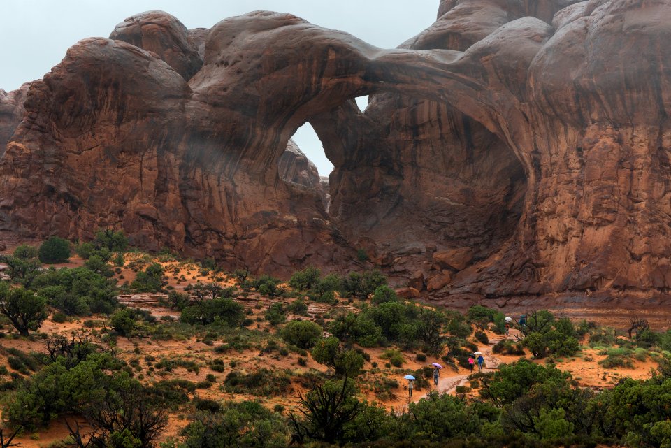 Parade of Parasols at Double Arch