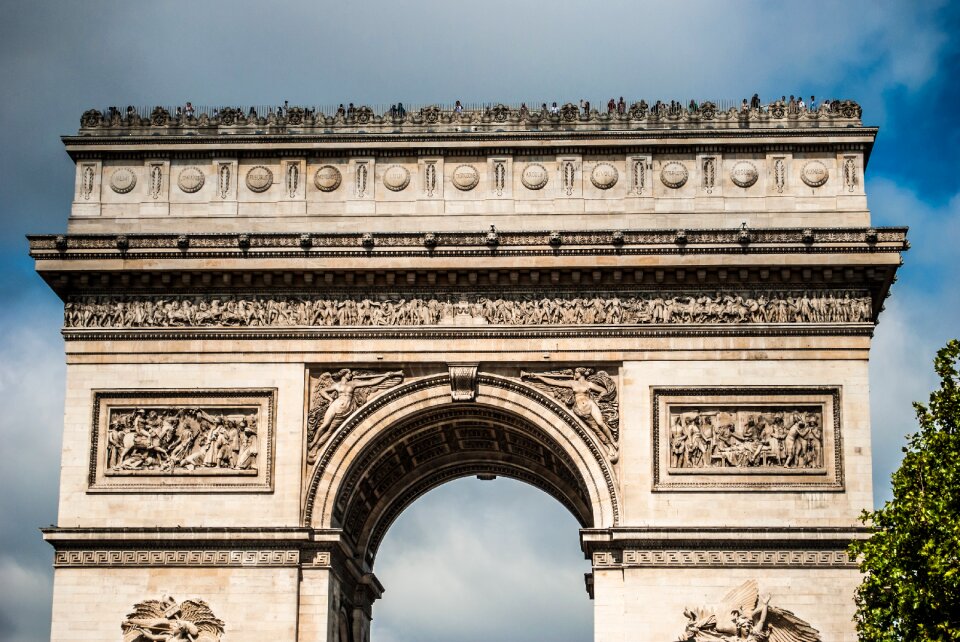 Arch of triumph paris france