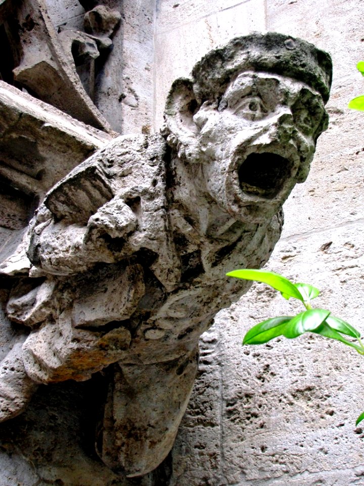 Gargoyle Face, Munich, Germany photo