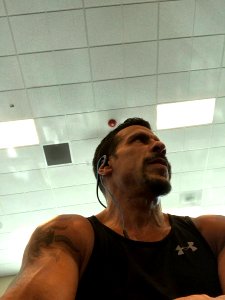 Danny Wood Workout Selfie
