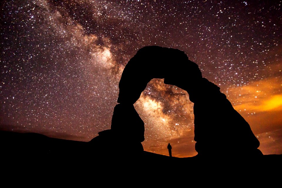 Delicate Arch at Night
