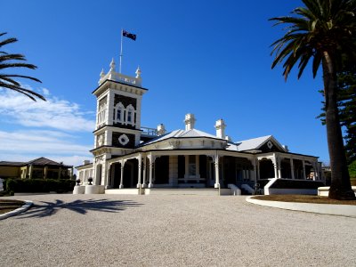 Glenelg. Adelaide. Glenara House on South Esplanade. Built in 1873 for William Hill.Hill was a partner in Dunn Milling Company. They had flour mills all over South Australia.