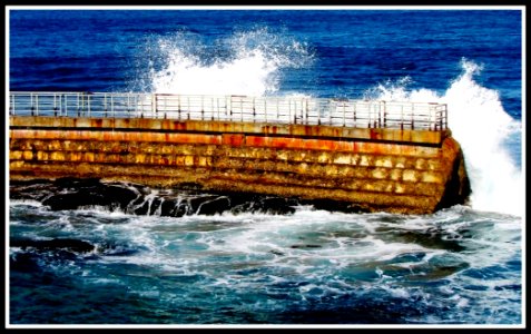 Sea Wall Waves, La Jolla , California