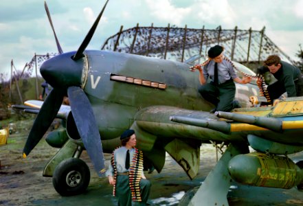 Typhoon close-up,  1945.