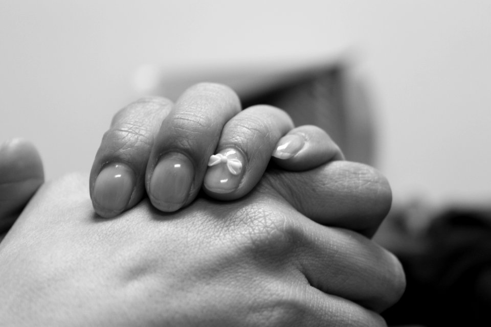 Lovely fingernail design
