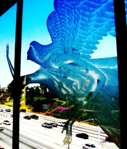 Freeway Angel, Los Angeles photo