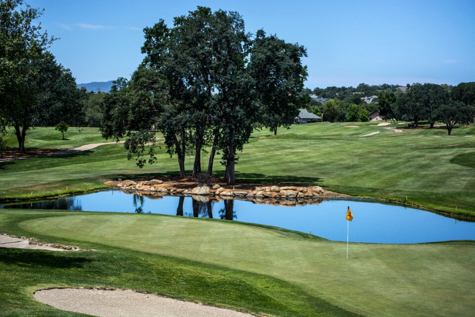 Green grass golf