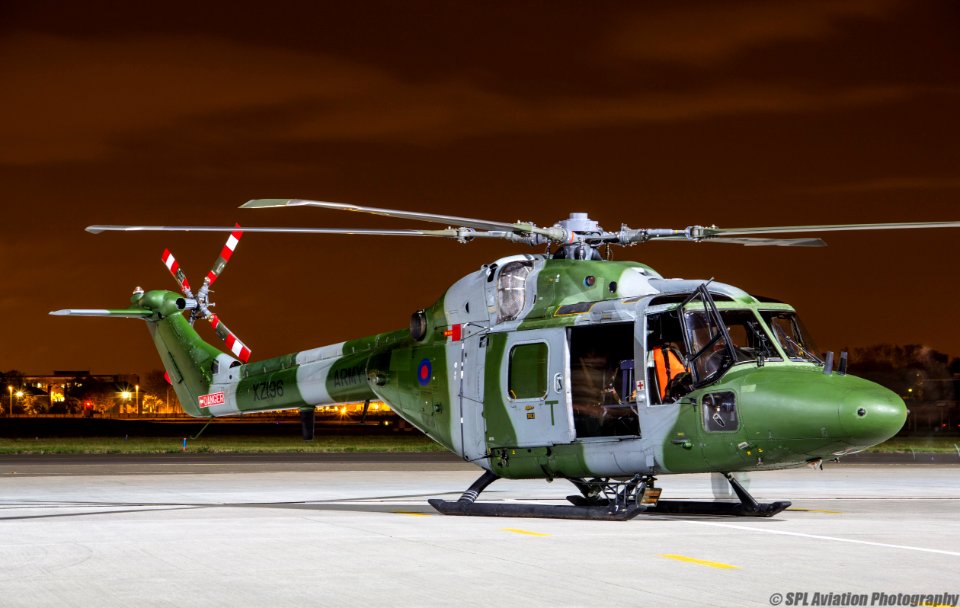 RAF Northolt Nightshoot XIII - Westland Lynx AH7 - XZ196