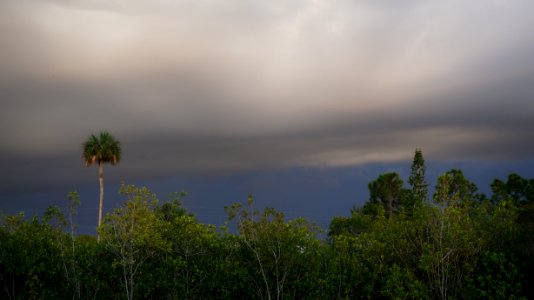 Storm in the evening over HQ