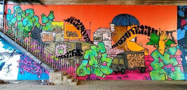 Jurassic graffiti in Taipei