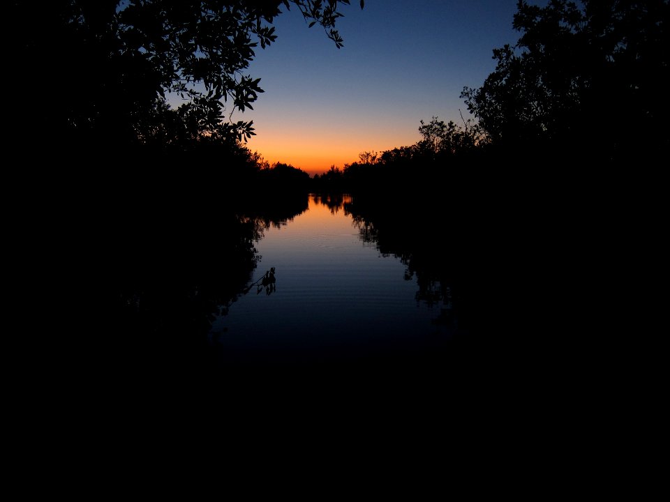 Sunset on Halfway Creek