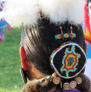 Beads indian chippewa photo
