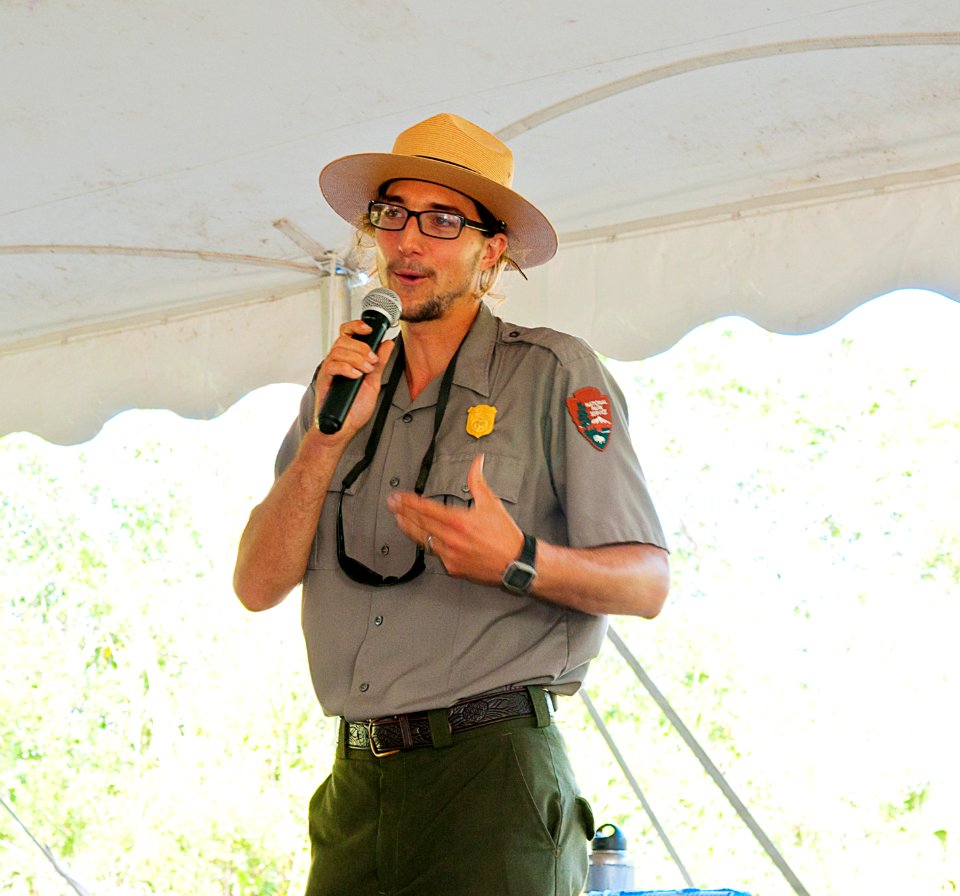 NPS Ranger Lou tellling about the Big Cypress dark skies program