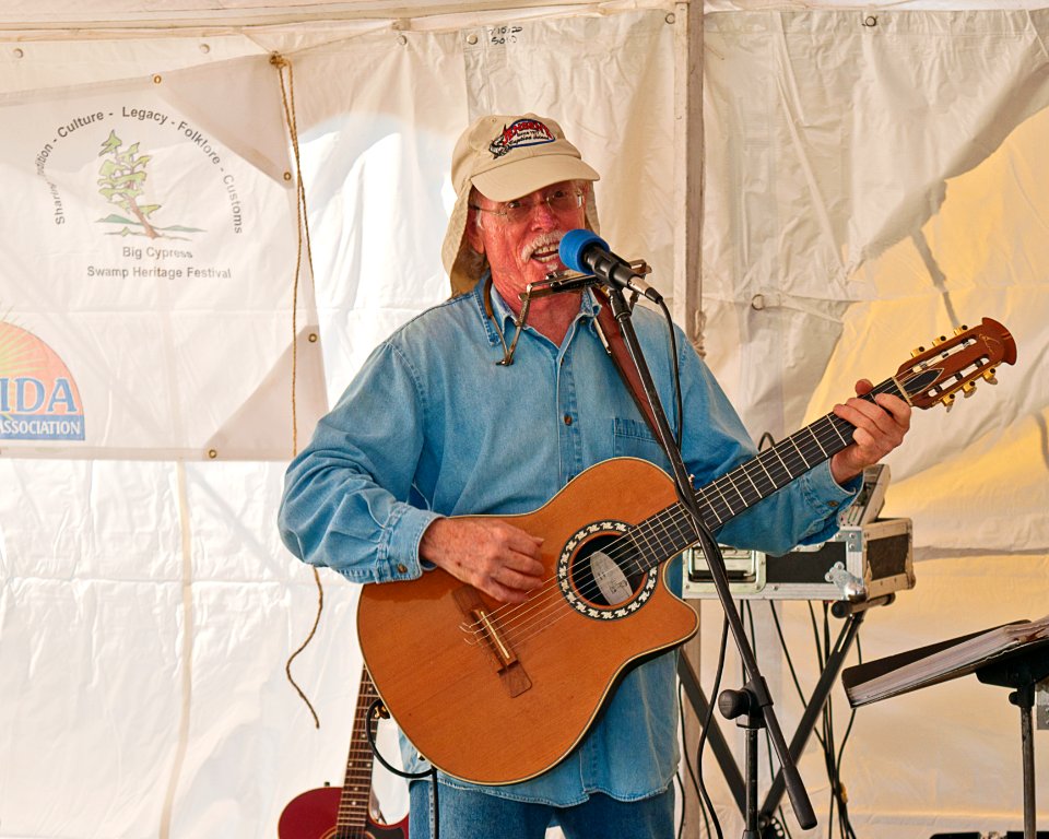 Raiford Starke in the music tent