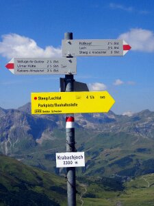 Paths mountain austria