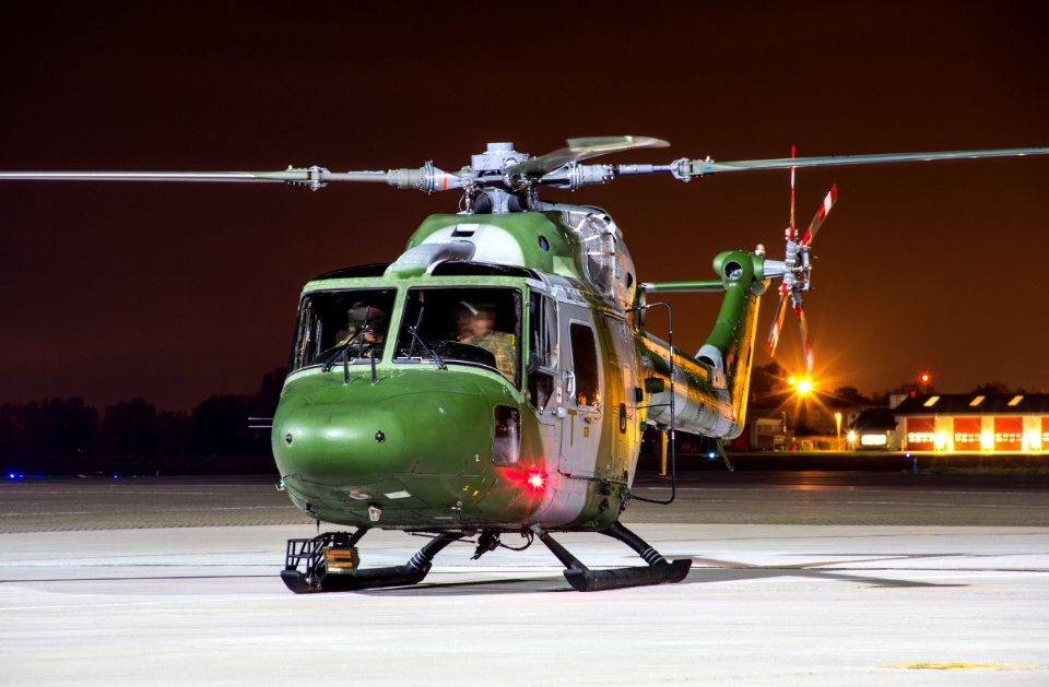 RAF Northolt Nightshoot XIII - Westland Lynx AH7 - Army Air Corps - XZ196
