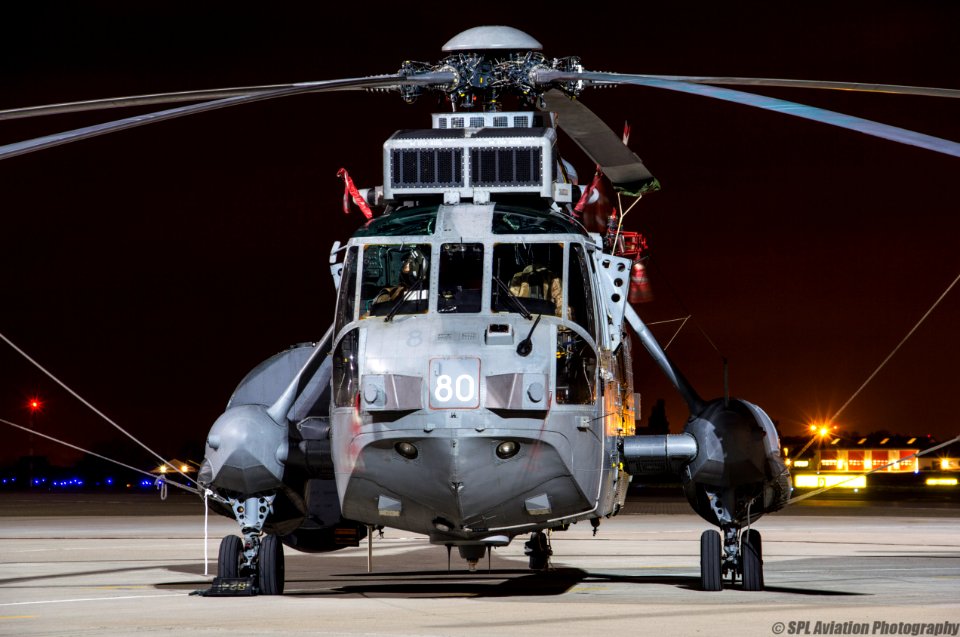 RAF Northolt Nightshoot XIII - Westland Sea King ASaC7 - Royal Navy - XV649