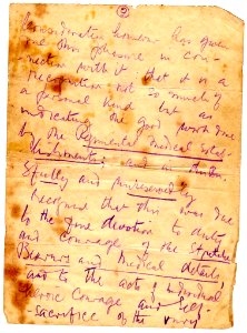 Letter from Captain A. G. Butler regarding the DSO, 1918. page 2 of 4