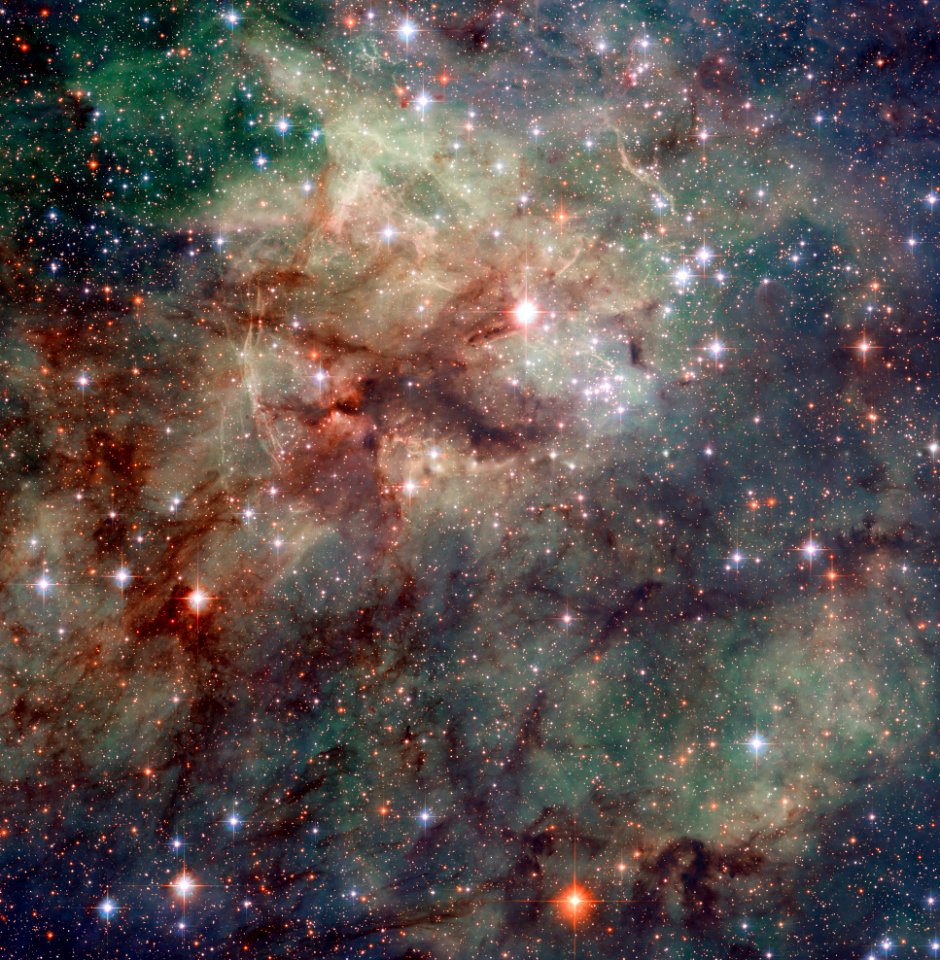 Hubble snaps close-up of the Tarantula