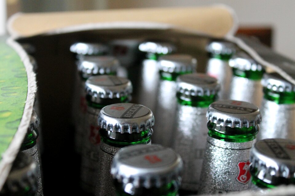 Beer caps case of beer