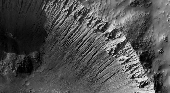 Glorious Gullies of Selevac Crater
