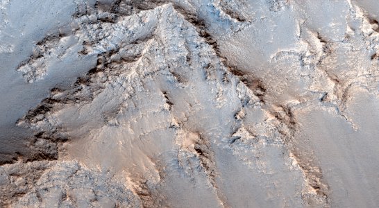 Slopes in Louros Valles