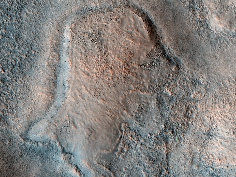 Disrupted Sediments in Acidalia Planitia