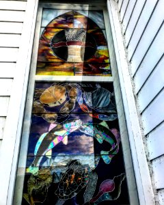 Cedar Key stained glass