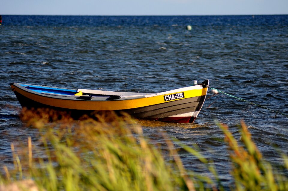 Boat chalupy beach