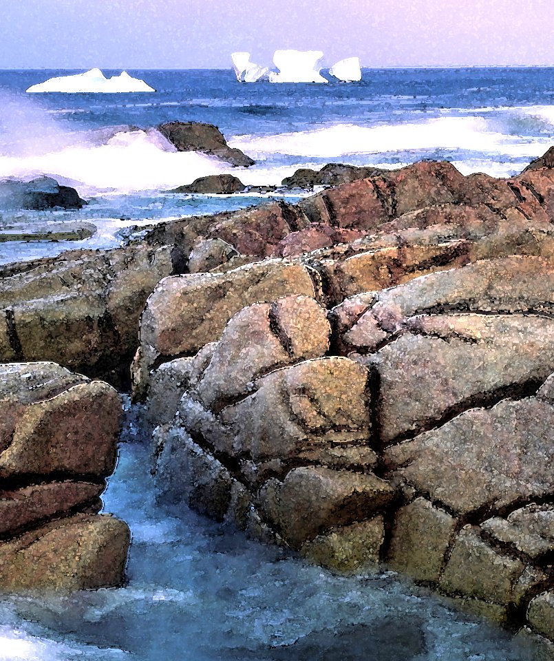 WATERCOLOR - NEWFOUNDLAND   (13)