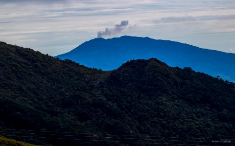 Volcan Turrialba from Cerro De La Muerte