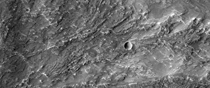 The Floor of Saheki Crater