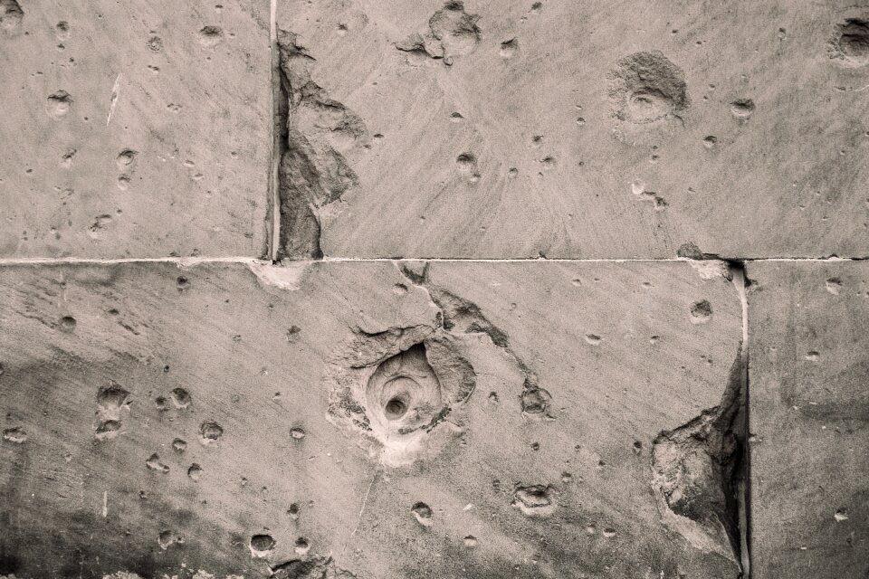 Construction cement surface