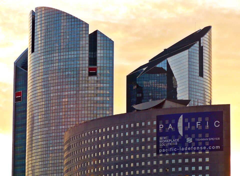 France la défense city view