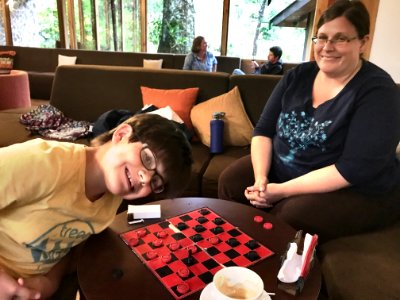 checkers before dinner