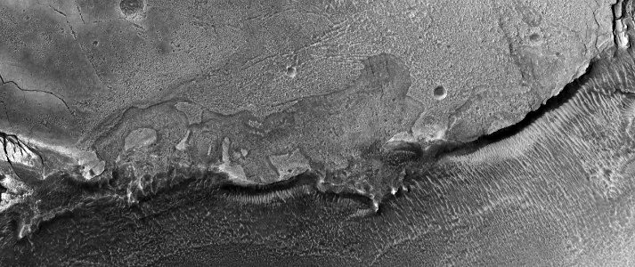 A Channel in Mamers Valles with Possible Clays