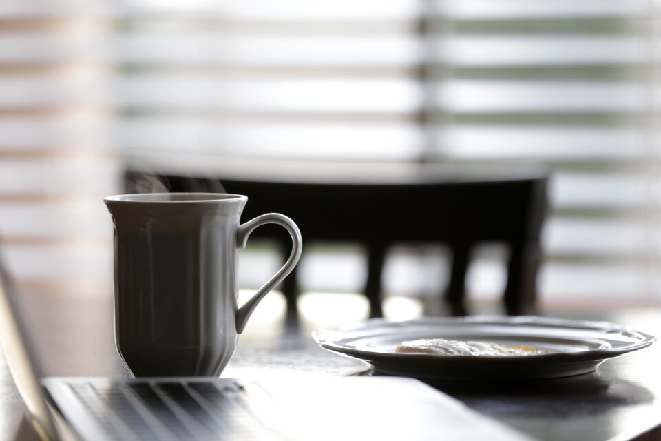 Breakfast chair morning
