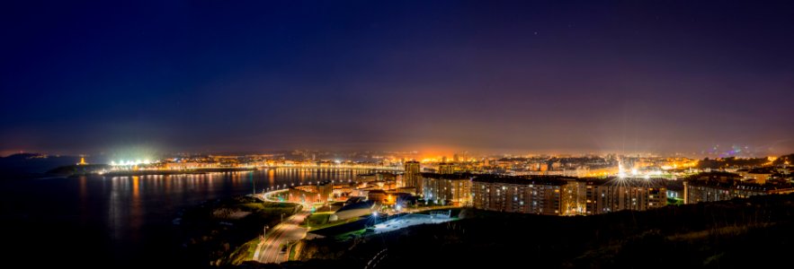 panorámica noctura monte san pedro 1