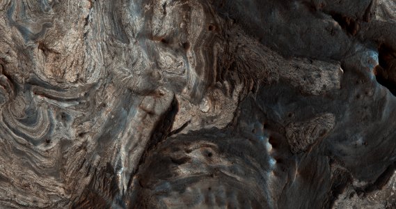 Southwest Melas Chasma Landforms