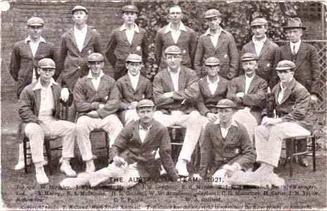 The Australian Cricket Team - 1921 photo